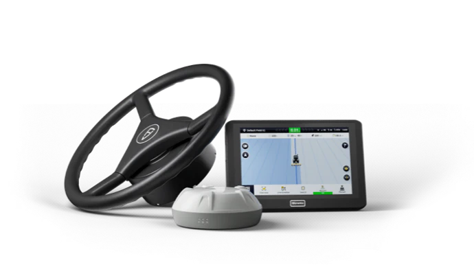 DST autosteer wheel and display